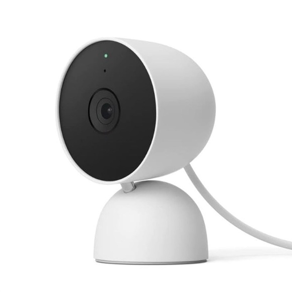 Google indoor Nest Security Cam 1080p (Wired) - 2nd Generation - Snow